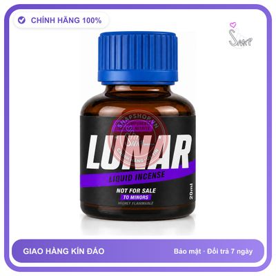 Chai hít tăng khoái cảm kích thích Popper LUNAR 20ml Chính hãng