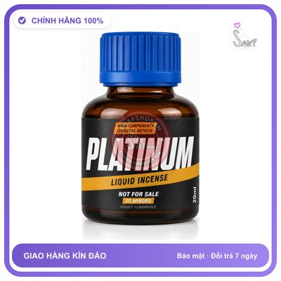Chai hít tăng khoái cảm kích thích Popper PLATINUM 20ml Chính hãng