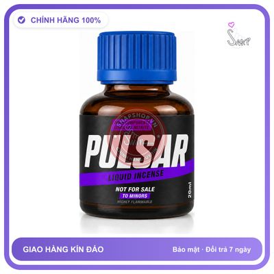Chai hít tăng khoái cảm kích thích Popper PULSAR 20ml Chính hãng