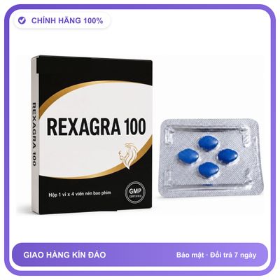 Viên uống hỗ trợ kéo dài cho nam thảo dược REXAGRA 4 Viên Chính hãng