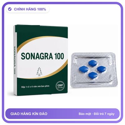 Viên uống hỗ trợ kéo dài cho nam thảo dược SONAGRA 4 Viên Chính hãng