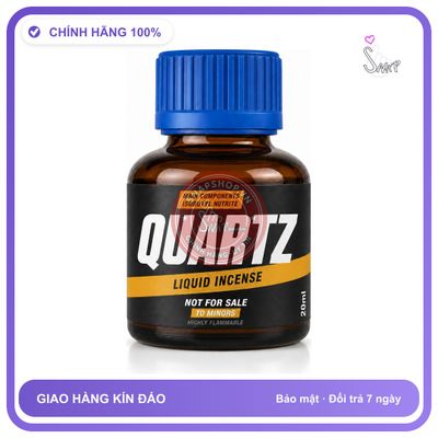 Chai hít tăng khoái cảm kích thích Popper QUARTZ 20ml Chính hãng