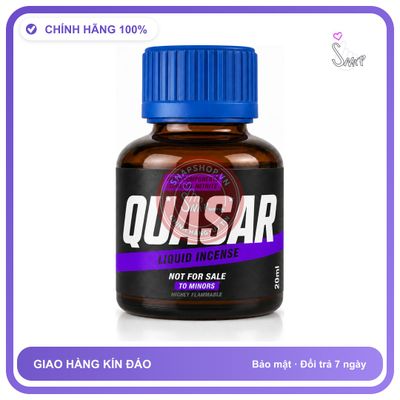 Chai hít tăng khoái cảm kích thích Popper QUASAR 20ml Chính hãng