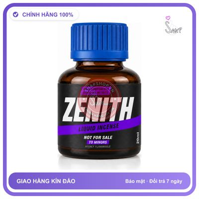 Chai hít tăng khoái cảm kích thích Popper ZENITH 20ml Chính hãng