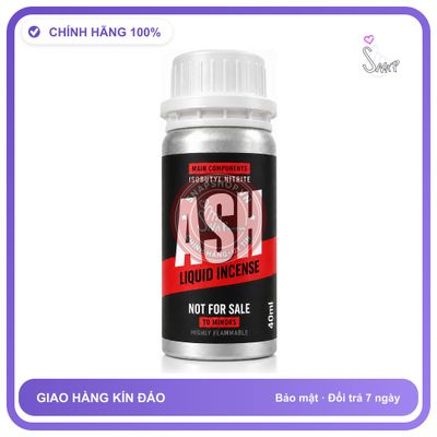 Chai hít tăng khoái cảm kích thích Popper Khô ASH 40ml Chính hãng