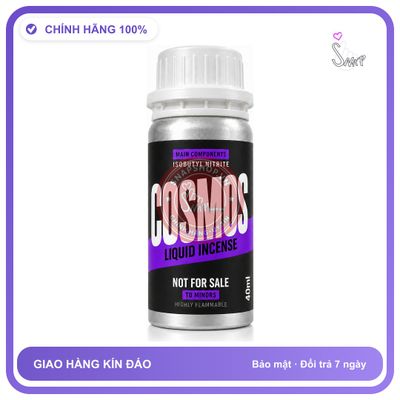 Chai hít tăng khoái cảm kích thích Popper Khô COSMOS 40ml Chính hãng