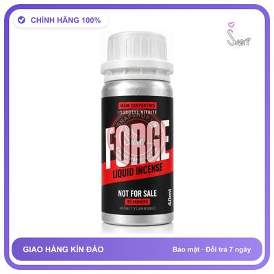 Chai hít tăng khoái cảm kích thích Popper Khô FORGE 40ml Chính hãng