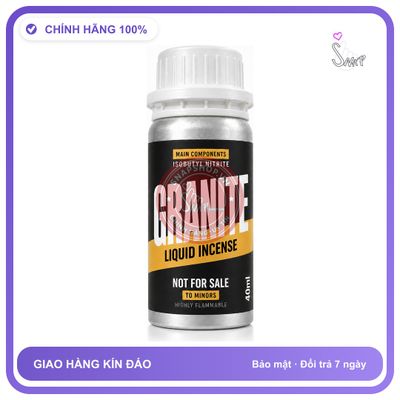 Chai hít tăng khoái cảm kích thích Popper Khô GRANITE 40ml Chính hãng
