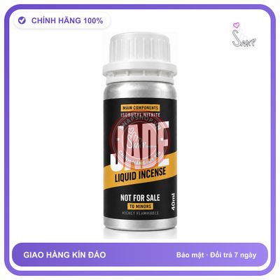 Chai hít tăng khoái cảm kích thích Popper Khô JADE 40ml Chính hãng