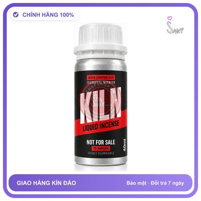 Chai hít tăng khoái cảm kích thích Popper Khô KILN 40ml Chính hãng