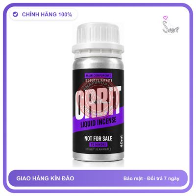 Chai hít tăng khoái cảm kích thích Popper Khô ORBIT 40ml Chính hãng