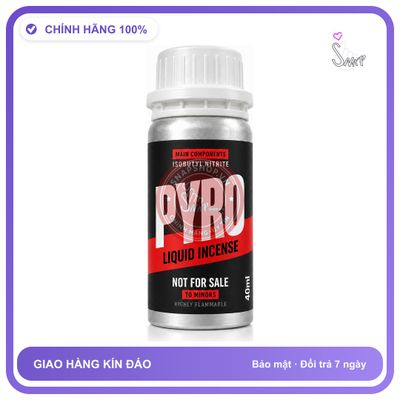 Chai hít tăng khoái cảm kích thích Popper Khô PYRO 40ml Chính hãng