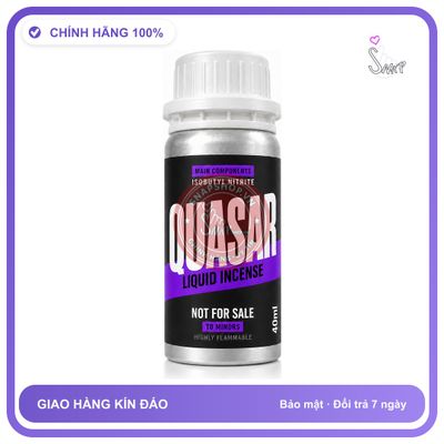 Chai hít tăng khoái cảm kích thích Popper Khô QUASAR 40ml Chính hãng