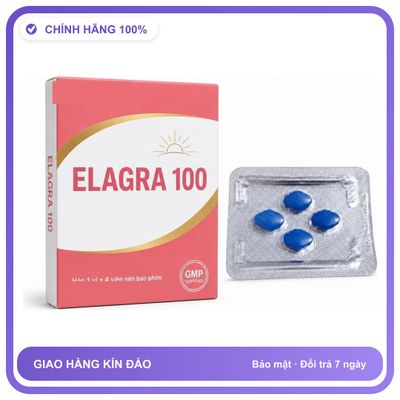 Viên uống hỗ trợ kéo dài cho nam thảo dược ELAGRA 4 Viên Chính hãng