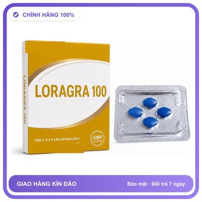 Viên uống hỗ trợ kéo dài cho nam thảo dược LORAGRA 4 Viên Chính hãng