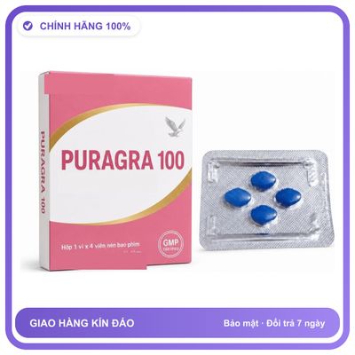 Viên uống hỗ trợ kéo dài cho nam thảo dược PURAGRA 4 Viên Chính hãng