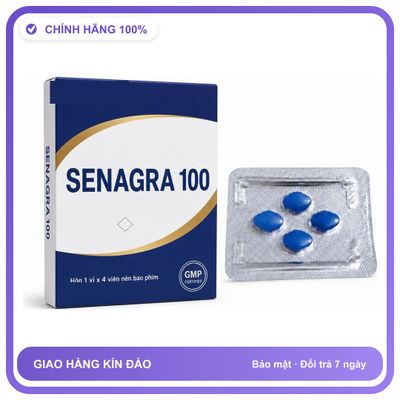 Viên uống hỗ trợ kéo dài cho nam thảo dược SENAGRA 4 Viên Chính hãng