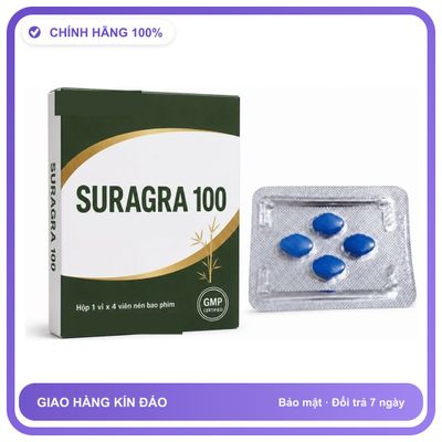 Viên uống hỗ trợ kéo dài cho nam thảo dược SURAGRA 4 Viên Chính hãng