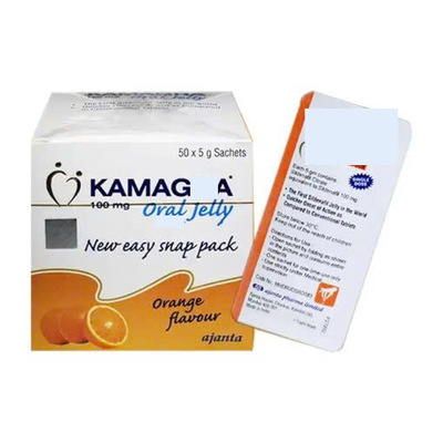 Kamaga Oral Jelly 100mg Thạch Trái Cây – 50 Gói/Hộp