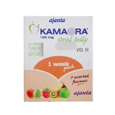 Kamara Oral Jelly 100mg – Thạch Uống Trái Cây Hỗ Trợ Sinh Lực Nam Giới – Hộp 50 Gói
