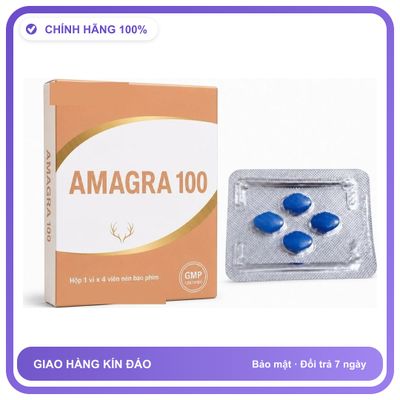 Viên uống hỗ trợ kéo dài cho nam thảo dược AMAGRA 4 Viên Chính hãng