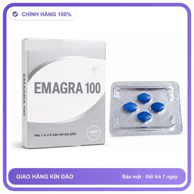 Viên uống hỗ trợ kéo dài cho nam thảo dược EMAGRA 4 Viên Chính hãng