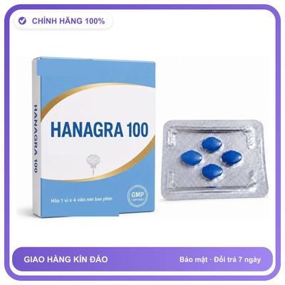 Viên uống hỗ trợ kéo dài cho nam thảo dược HANAGRA 4 Viên Chính hãng