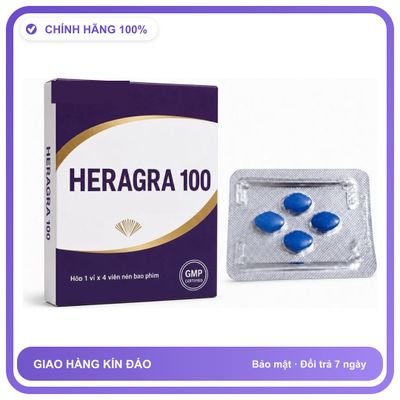 Viên uống hỗ trợ kéo dài cho nam thảo dược HERAGRA 4 Viên Chính hãng
