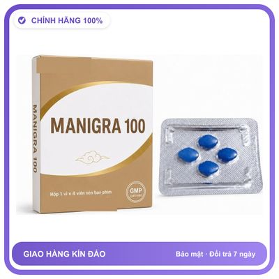 Viên uống hỗ trợ kéo dài cho nam thảo dược MANIGRA 4 Viên Chính hãng