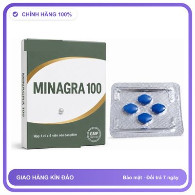 Viên uống hỗ trợ kéo dài cho nam thảo dược MINAGRA 4 Viên Chính hãng