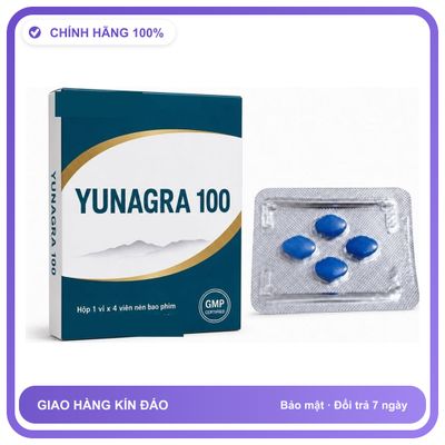 Viên uống hỗ trợ kéo dài cho nam thảo dược YUNAGRA 4 Viên Chính hãng