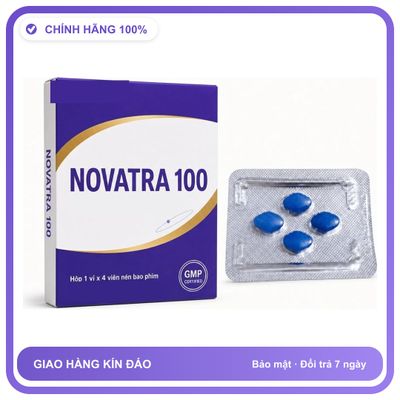 Viên uống hỗ trợ kéo dài cho nam thảo dược NOVATRA 4 Viên Chính hãng