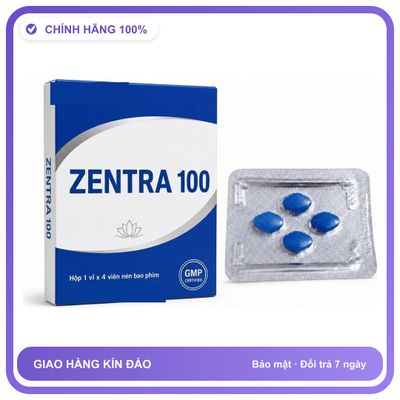 Viên uống hỗ trợ kéo dài cho nam thảo dược ZENTRA 4 Viên Chính hãng