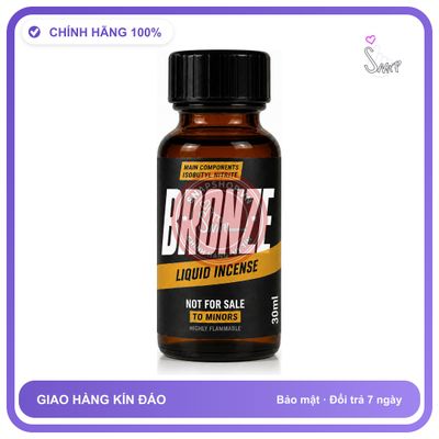 Chai hít tăng khoái cảm kích thích Popper BRONZE 30ml Chính hãng