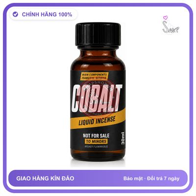 Chai hít tăng khoái cảm kích thích Popper COBALT 30ml Chính hãng