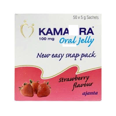 KAMAGA 100mg Oral Jelly – Dạng Thạch Uống Dành Cho Nam Giới – 10 Gói