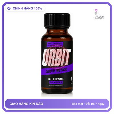 Chai hít tăng khoái cảm kích thích Popper ORBIT 30ml Chính hãng