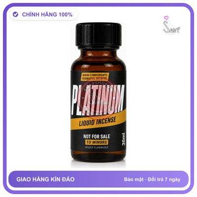 Chai hít tăng khoái cảm kích thích Popper PLATINUM 30ml Chính hãng