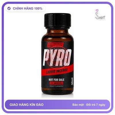 Chai hít tăng khoái cảm kích thích Popper PYRO 30ml Chính hãng