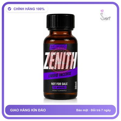 Chai hít tăng khoái cảm kích thích Popper ZENITH 30ml Chính hãng