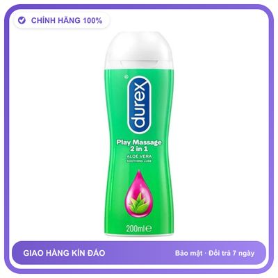 Gel bôi trơn massage DKSH Durex Massa 2in1 Chai 200ml