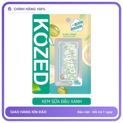 Kẹo tình yêu oral sex Kozed Cooling Mix Kem Sữa Đậu Xanh Hộp 30 viên