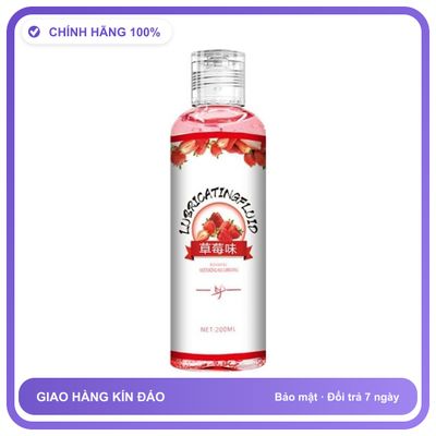 Gel bôi trơn tăng khoái cảm Boyafei Dâu Chai 200ml