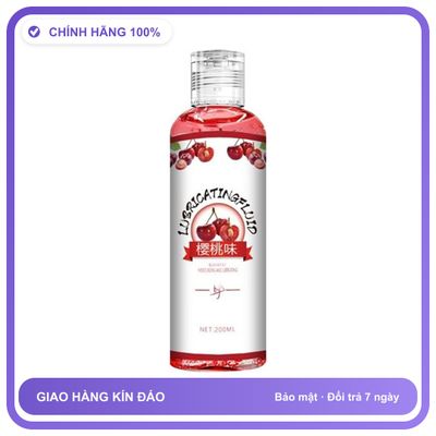 Gel bôi trơn tăng khoái cảm Boyafei Cherry Chai 200ml