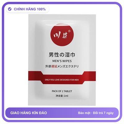 Khăn lau chống xuất tinh sớm ChuanJing Men's Wipes Lốc 10