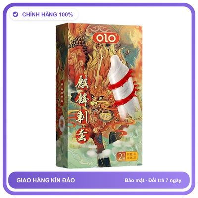 Bao cao su gai bi kiểu Râu 6 Mẫu OLO 1 hộp Hộp 1 cái