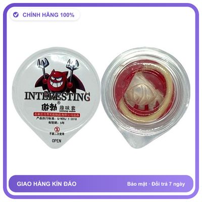 Bao cao su gai bi kiểu Interesting 1 cái