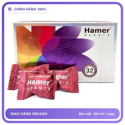 Kẹo nhân sâm hỗ trợ cương dương Hamer G28Q79 1 viên