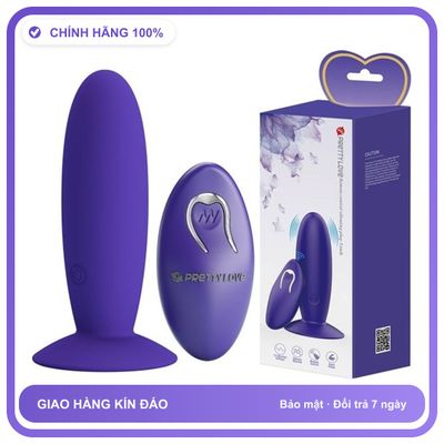 Plug phích cắm hậu môn điều khiển từ xa rung sạc USB Pretty Love Anal-Youth