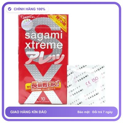 Bao cao su kéo dài quan hệ Sagami Feel Long Hộp 10 cái